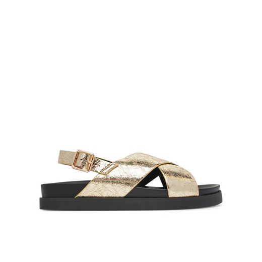 Sandały ONLY Shoes Onlminnie 2 15253212 Złoty ze sklepu eobuwie.pl w kategorii Sandały damskie - zdjęcie 182041720