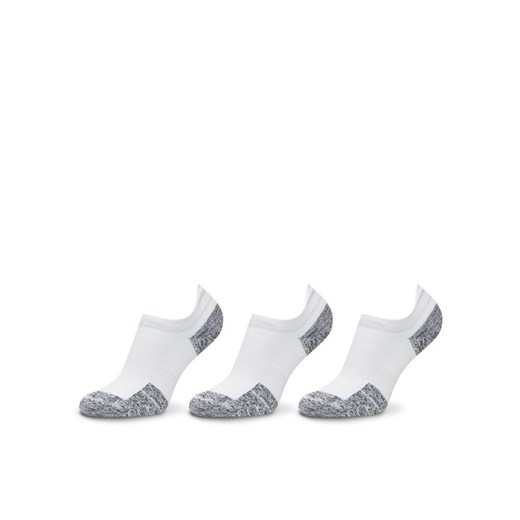 Zestaw 3 par niskich skarpet unisex Under Armour UA ArmourDry® Run 1387044 Biały ze sklepu eobuwie.pl w kategorii Skarpetki damskie - zdjęcie 182041782