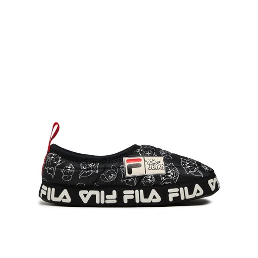 Kapcie Fila Wb Comfider Kids FFK0089.80010 Czarny ze sklepu eobuwie.pl w kategorii Kapcie dziecięce - zdjęcie 182041820