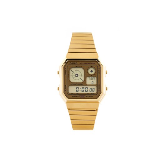Zegarek Casio A130WEG-9AEF Złoty ze sklepu eobuwie.pl w kategorii Zegarki - zdjęcie 182041831