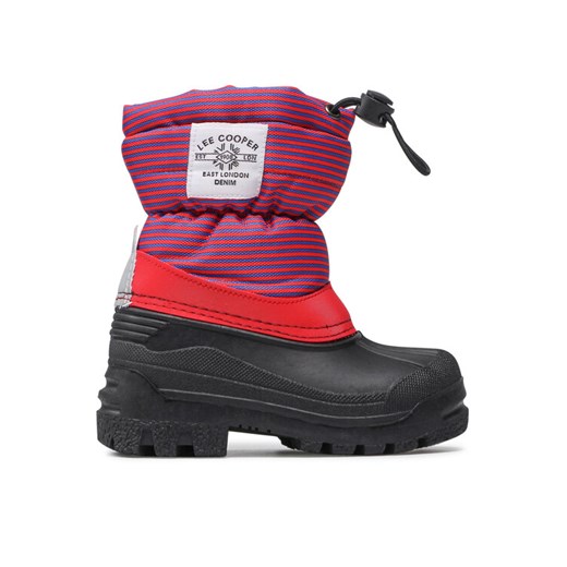 Śniegowce Lee Cooper LCJ-21-44-0528K Czerwony ze sklepu eobuwie.pl w kategorii Buty zimowe dziecięce - zdjęcie 182041982