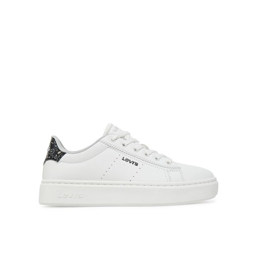 Sneakersy Levi's® Evelyn VEVE0002S Biały ze sklepu eobuwie.pl w kategorii Buty sportowe dziecięce - zdjęcie 182042000
