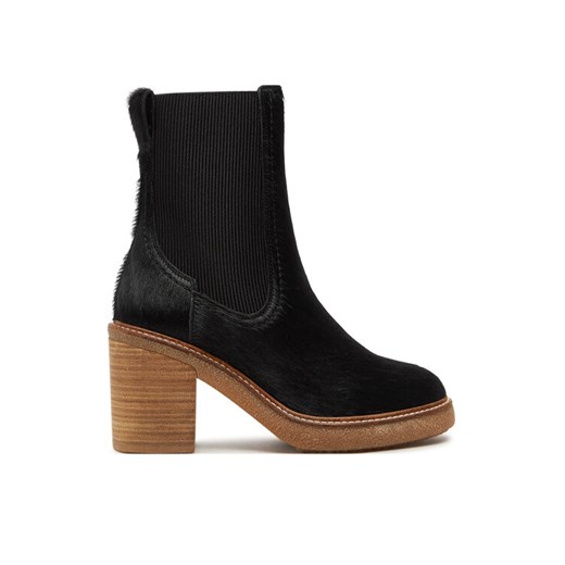 Botki Clarks Cassiano Top 26178668 Czarny ze sklepu eobuwie.pl w kategorii Botki - zdjęcie 182042042