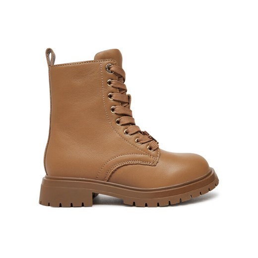 Trapery Tommy Hilfiger Lace-Up Bootie T3A5-33568-0092 M Brązowy ze sklepu eobuwie.pl w kategorii Buty zimowe dziecięce - zdjęcie 182042070