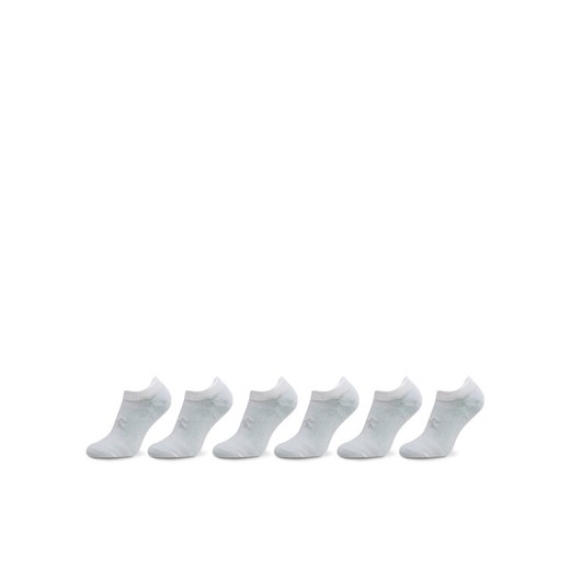Zestaw 6 par stopek unisex Under Armour Ua Essential No Show 6Pk 1382611-100 Biały ze sklepu eobuwie.pl w kategorii Skarpetki męskie - zdjęcie 182042194