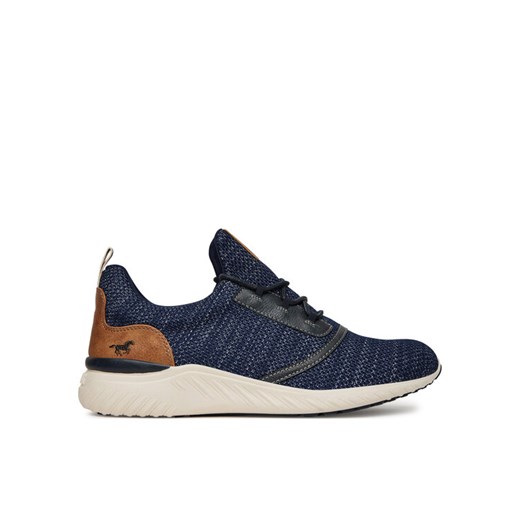 Sneakersy Mustang 4132-311 Granatowy ze sklepu eobuwie.pl w kategorii Buty sportowe męskie - zdjęcie 182042200