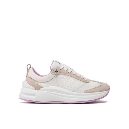 Sneakersy Emporio Armani X3X183 XN828 S782 Biały ze sklepu eobuwie.pl w kategorii Buty sportowe damskie - zdjęcie 182042253