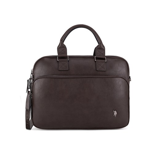 Torba na laptopa U.S. Polo Assn. BIUXT8471MVP Brązowy ze sklepu eobuwie.pl w kategorii Torby męskie - zdjęcie 182042324