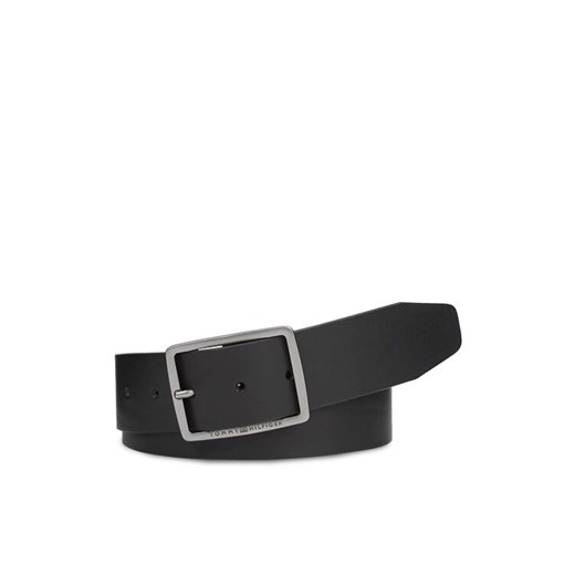 Pasek Męski Tommy Hilfiger Oliver 4.0 Ext AM0AM12299 Czarny ze sklepu eobuwie.pl w kategorii Paski męskie - zdjęcie 182042374