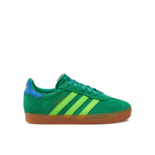 Sneakersy adidas Gazelle Shoes Kids JP7132 Zielony ze sklepu eobuwie.pl w kategorii Buty sportowe dziecięce - zdjęcie 182042423
