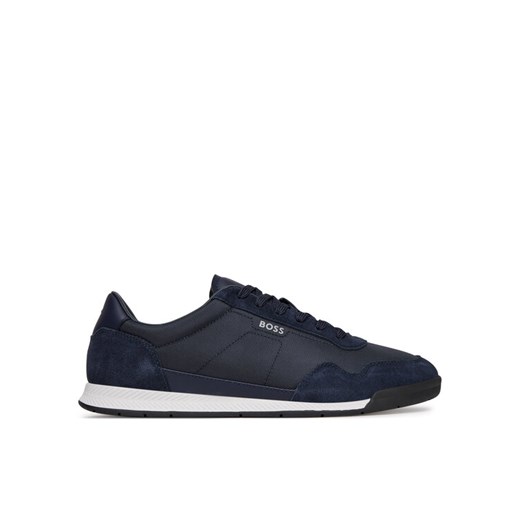 Sneakersy BOSS Titanium 50536524 Granatowy ze sklepu eobuwie.pl w kategorii Buty sportowe męskie - zdjęcie 182042541