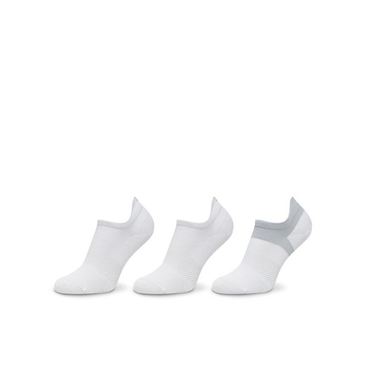 Zestaw 3 par niskich skarpet unisex Under Armour UA ArmourDry® Run 1386237 Biały ze sklepu eobuwie.pl w kategorii Skarpetki damskie - zdjęcie 182042622
