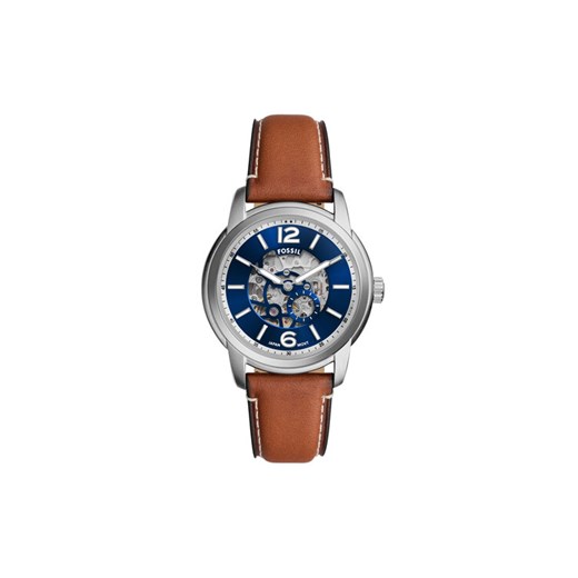 Zegarek Fossil Heritage Automatic Skeleton ME3263 Brązowy ze sklepu eobuwie.pl w kategorii Zegarki - zdjęcie 182042694