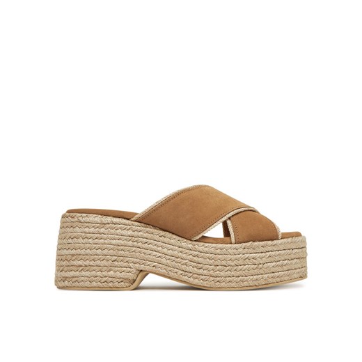 Espadryle Pollini SA28278I0MTF0122 Beżowy ze sklepu eobuwie.pl w kategorii Espadryle damskie - zdjęcie 182042711