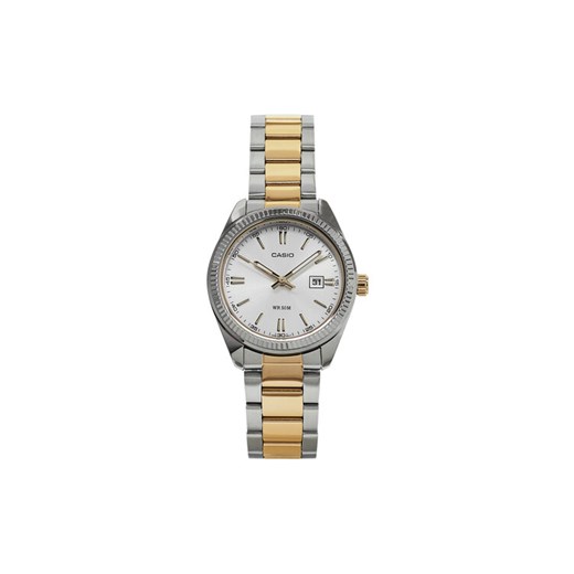 Zegarek Casio LTP-1302PSG-7AVEG Srebrny ze sklepu eobuwie.pl w kategorii Zegarki - zdjęcie 182042724