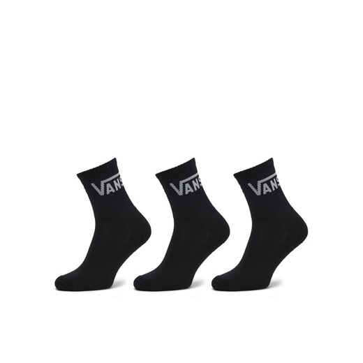 Zestaw 3 par wysokich skarpet męskich Vans Classic VN000BHX Czarny ze sklepu eobuwie.pl w kategorii Skarpetki męskie - zdjęcie 182042782
