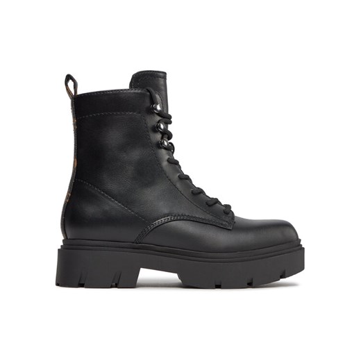 Trapery Guess Ramsay FL8RMY ELE10 Czarny ze sklepu eobuwie.pl w kategorii Workery damskie - zdjęcie 182042784
