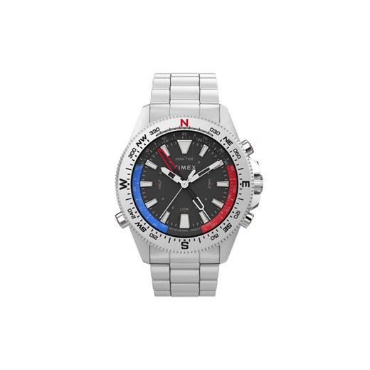 Zegarek Timex TW2V41800 Srebrny ze sklepu eobuwie.pl w kategorii Zegarki - zdjęcie 182042832