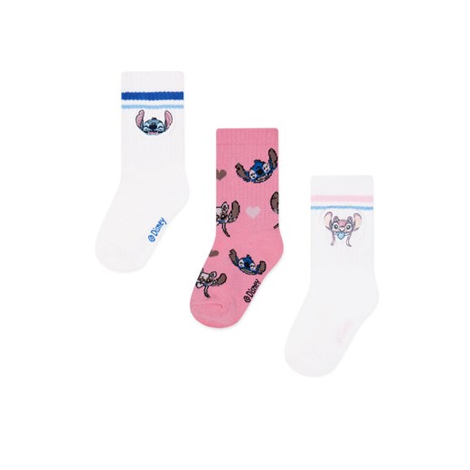 Skarpety Disney Classics ACCCS-SS25-116DCLS(3-PACK) Biały ze sklepu eobuwie.pl w kategorii Skarpetki dziecięce - zdjęcie 182043094