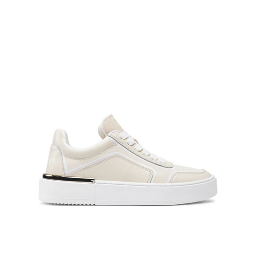 Sneakersy DKNY K3491306 Écru ze sklepu eobuwie.pl w kategorii Buty sportowe damskie - zdjęcie 182043144