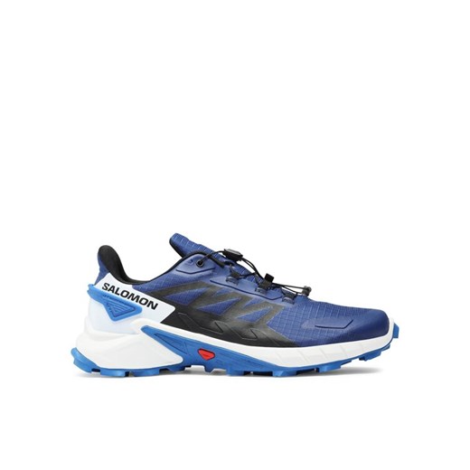 Buty do biegania Salomon Supercross 4 L47315700 Niebieski ze sklepu eobuwie.pl w kategorii Buty sportowe męskie - zdjęcie 182043164