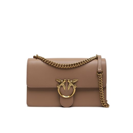 Torebka Pinko Love One Classic Dc AI 23-24 PLTT 100941 A0F1 Beżowy ze sklepu eobuwie.pl w kategorii Kopertówki - zdjęcie 182043184