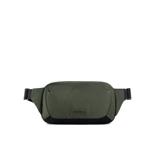 Saszetka nerka Gino Rossi GIN-K-024-CCC-06 Khaki ze sklepu eobuwie.pl w kategorii Nerki - zdjęcie 182043230