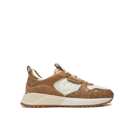 Sneakersy MICHAEL Michael Kors Theo Trainer 43F1THFS2B Brązowy ze sklepu eobuwie.pl w kategorii Buty sportowe damskie - zdjęcie 182043244