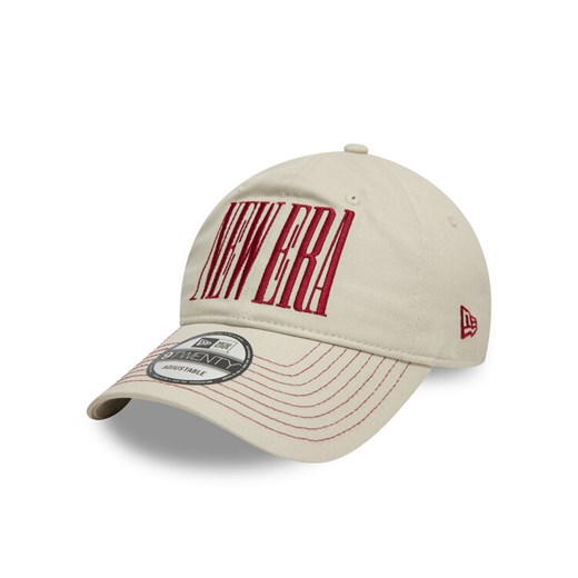 Czapka z daszkiem New Era Wordmark 9TWENTY 60595444 Beżowy ze sklepu eobuwie.pl w kategorii Czapki z daszkiem damskie - zdjęcie 182043422
