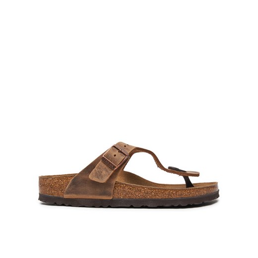 Japonki Birkenstock Gizeh Bs 0943813 Brązowy ze sklepu eobuwie.pl w kategorii Klapki damskie - zdjęcie 182043541