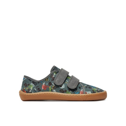 Kapcie Froddo Barefoot Canvas G1700390-1 D Szary ze sklepu eobuwie.pl w kategorii Kapcie dziecięce - zdjęcie 182043543
