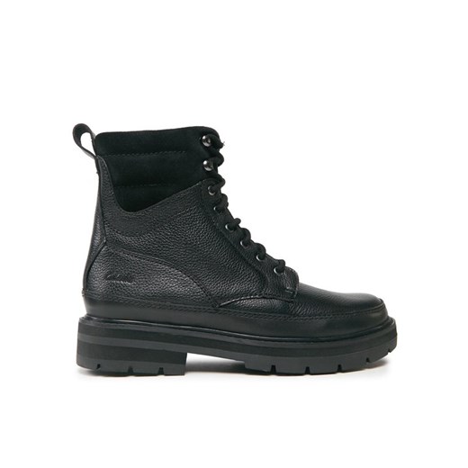 Trapery Clarks PragueStyle K. 261749006 Czarny ze sklepu eobuwie.pl w kategorii Buty zimowe dziecięce - zdjęcie 182043583
