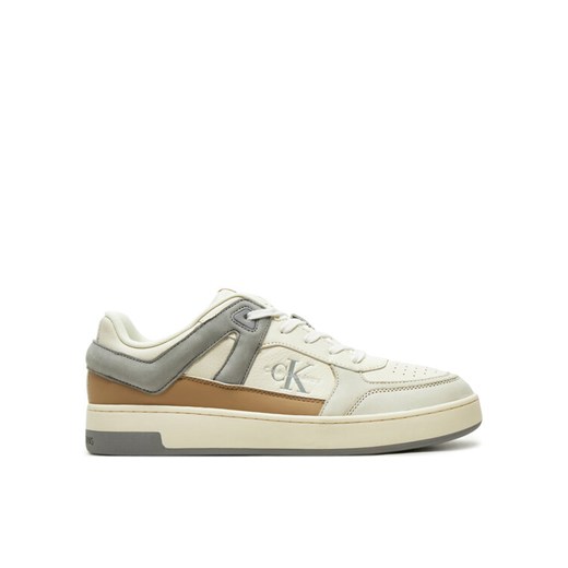 Sneakersy Calvin Klein Jeans YM0YM01110 Écru ze sklepu eobuwie.pl w kategorii Buty sportowe męskie - zdjęcie 182043594