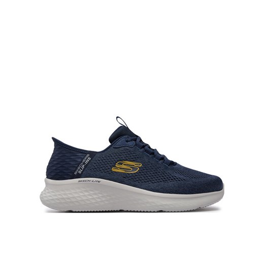 Sneakersy Skechers Slip_Ins 232466 Granatowy ze sklepu eobuwie.pl w kategorii Buty sportowe męskie - zdjęcie 182043802