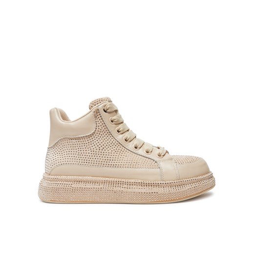 Sneakersy GOE OO2N4009 Beżowy ze sklepu eobuwie.pl w kategorii Buty sportowe damskie - zdjęcie 182043913
