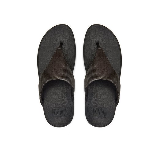 Japonki FitFlop Lulu HQ9 Czarny ze sklepu eobuwie.pl w kategorii Klapki damskie - zdjęcie 182043921
