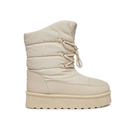 Botki Big Star Shoes OO274885 Beżowy ze sklepu eobuwie.pl w kategorii Śniegowce damskie - zdjęcie 182044002