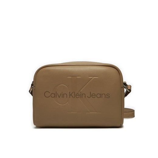Torebka Calvin Klein Jeans Sculpted Camera Bag18 Mono K60K612220 Brązowy 00 eobuwie.pl