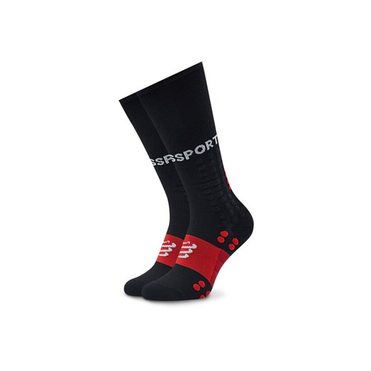 Skarpety wysokie unisex Compressport Run SU00004B Czarny ze sklepu eobuwie.pl w kategorii Skarpetki męskie - zdjęcie 182044044