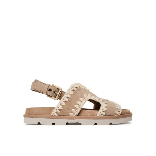 Sandały Mou Low bio sandal MU.SW631006A Różowy ze sklepu eobuwie.pl w kategorii Sandały damskie - zdjęcie 182044064