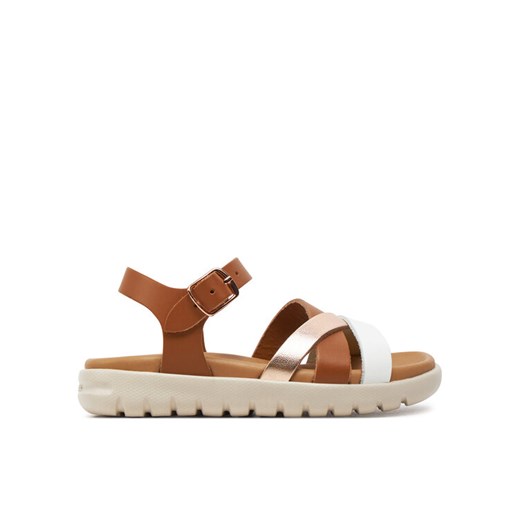 Sandały Geox J Sandal Soleima Gir J45GSA 043CF C6A7F M Brązowy Geox 24 eobuwie.pl