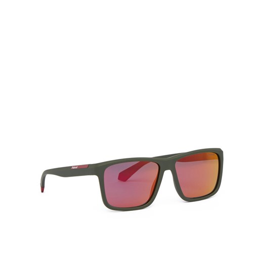 Okulary przeciwsłoneczne Polaroid PLD 2164/S 207855 Zielony ze sklepu eobuwie.pl w kategorii Okulary przeciwsłoneczne męskie - zdjęcie 182044284