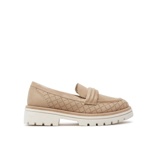 Loafersy Caprice 9-24750-42 Beżowy ze sklepu eobuwie.pl w kategorii Mokasyny damskie - zdjęcie 182044460