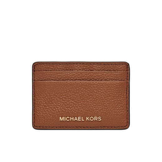 Etui na karty kredytowe MICHAEL Michael Kors 32F7GF6D0L Brązowy ze sklepu eobuwie.pl w kategorii Etui - zdjęcie 182044522