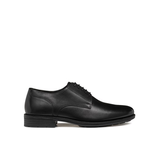Półbuty Geox U Walk Pleasure F U46H8A 00043 C9999 Czarny ze sklepu eobuwie.pl w kategorii Buty eleganckie męskie - zdjęcie 182044650