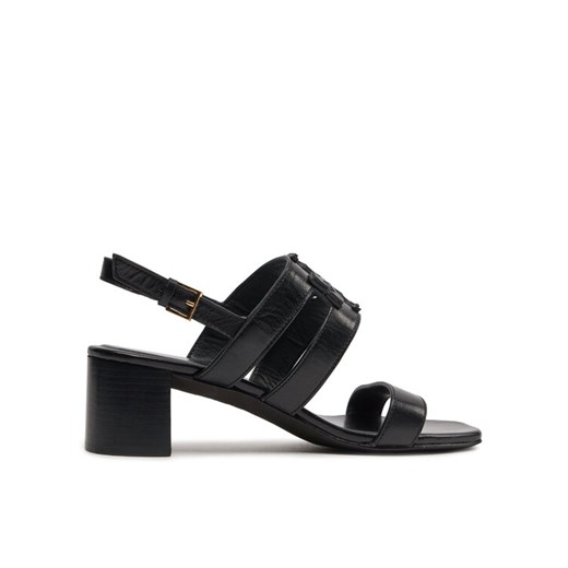 Sandały Tory Burch Ines 159529 Czarny ze sklepu eobuwie.pl w kategorii Sandały damskie - zdjęcie 182044943