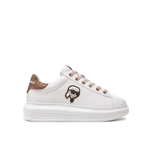 Sneakersy KARL LAGERFELD KL62531N Biały ze sklepu eobuwie.pl w kategorii Buty sportowe damskie - zdjęcie 182044981