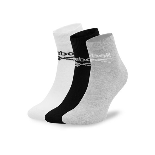Zestaw 3 par wysokich skarpet unisex Reebok R0429-SS24 (3-pack) Kolorowy ze sklepu eobuwie.pl w kategorii Skarpetki męskie - zdjęcie 182045034