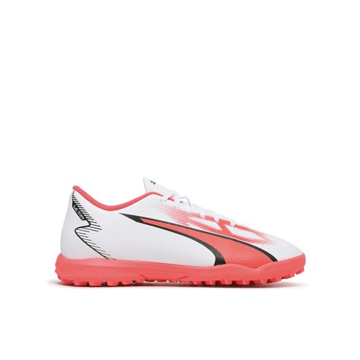 Buty do piłki nożnej Puma Ultra Play Tt Jr 107533 01 Biały ze sklepu eobuwie.pl w kategorii Buty sportowe dziecięce - zdjęcie 182045132