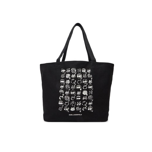 Torebka KARL LAGERFELD A2W50023 Czarny ze sklepu eobuwie.pl w kategorii Torby Shopper bag - zdjęcie 182045211